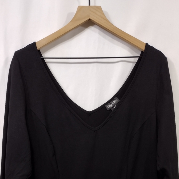 City Chic Annabella Dress Women's 18 Pink Black Babydoll Barbiecore Retro Y2K - Picture 3 of 10